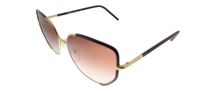 Prada PR 50WS 07M2F1 Geometric Metal Red Sunglasses with Pink Gradient Lens sold by Gaffos