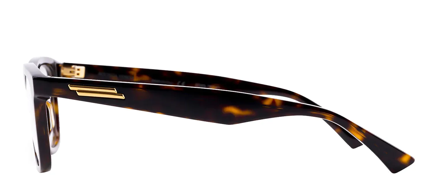 Bottega Veneta BV 1129O 002 Rectangle Plastic Havana Eyeglasses with Logo Stamped Demo Lens sold by Gaffos product image thumbnail 3