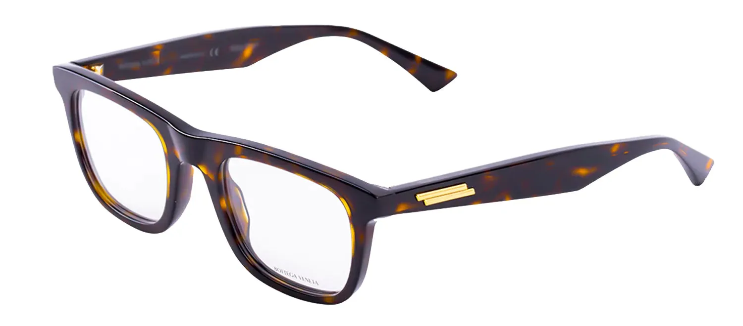 Bottega Veneta BV 1129O 002 Rectangle Plastic Havana Eyeglasses with Logo Stamped Demo Lens sold by Gaffos product image thumbnail 2