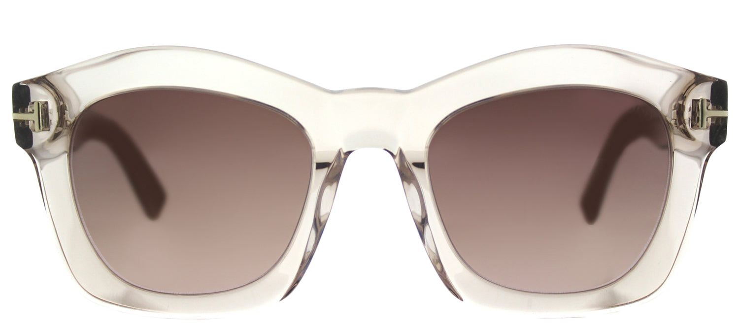 Tom Ford TF 431 74S Fashion Plastic Pink Sunglasses with Brown Gradient Lens sold by Gaffos