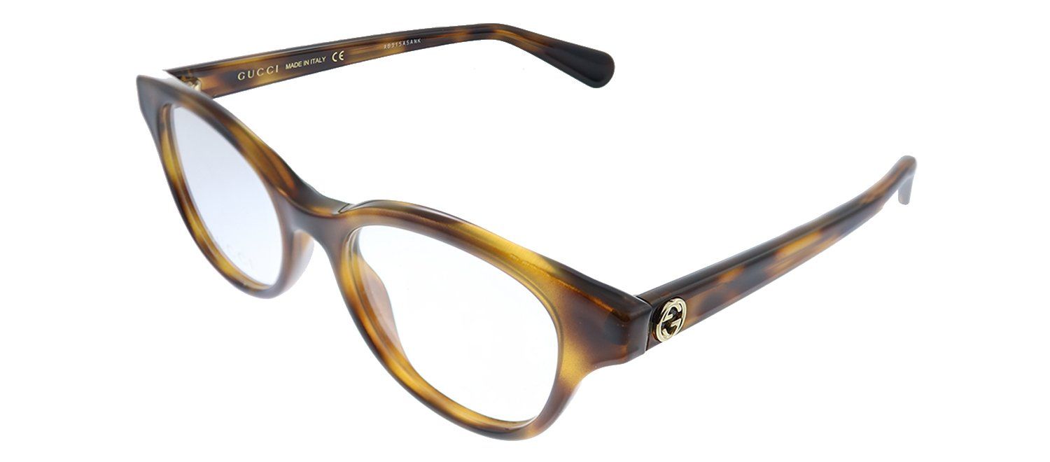 Gucci GG 0924O 002 Round Acetate Havana Eyeglasses with Demo Lens sold by Gaffos product image thumbnail 2