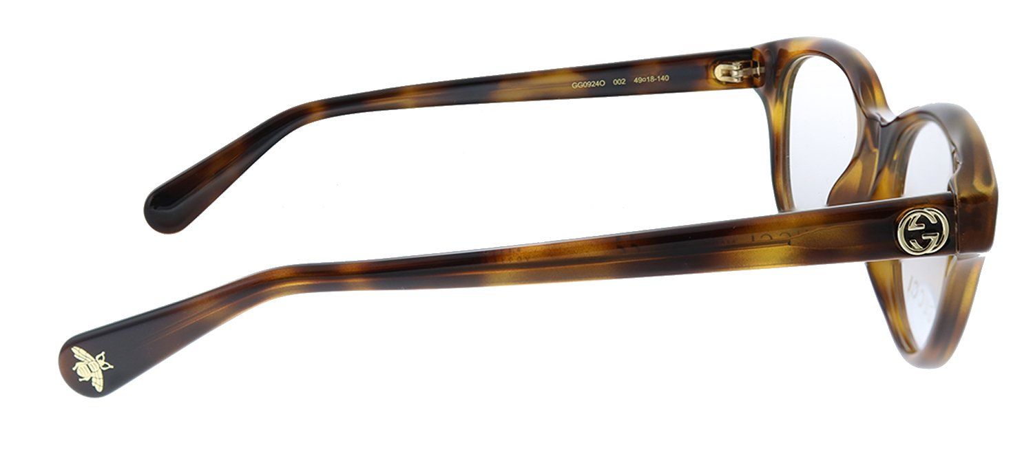 Gucci GG 0924O 002 Round Acetate Havana Eyeglasses with Demo Lens sold by Gaffos product image thumbnail 3