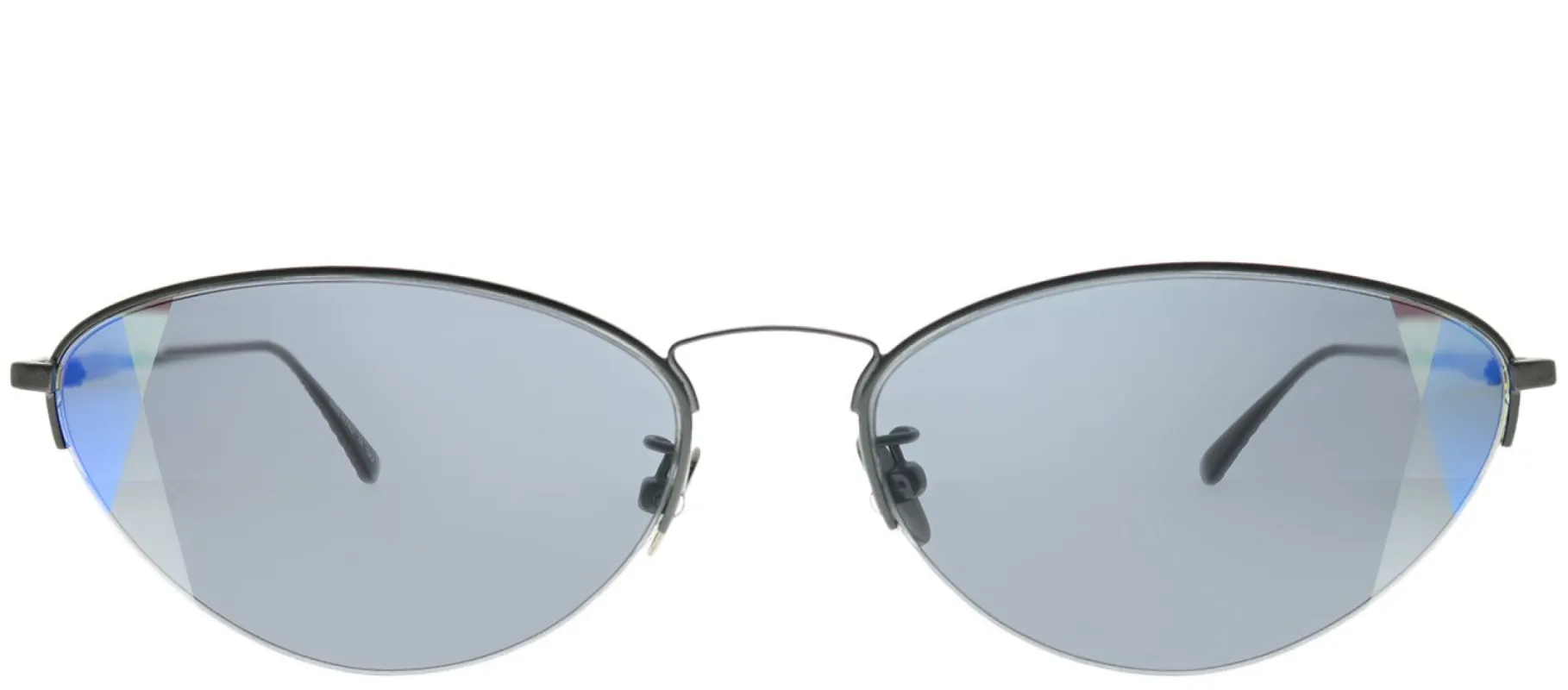 Bottega Veneta Fashion DNA BV 0245S 001 Geometric Metal Grey Sunglasses with Grey Intrecciato Lens sold by Gaffos