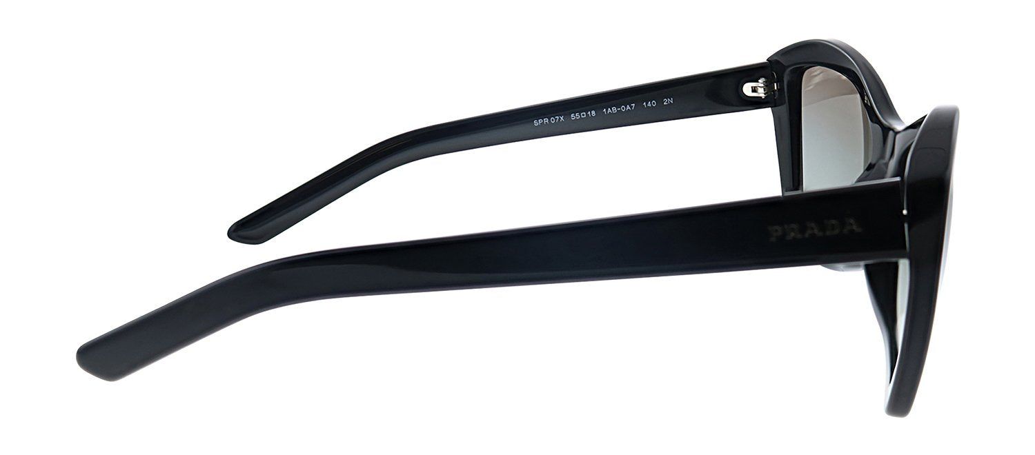 Prada PR 07XS 1AB0A7 Butterfly Plastic Black Sunglasses with Grey Gradient Lens sold by Gaffos product image thumbnail 3