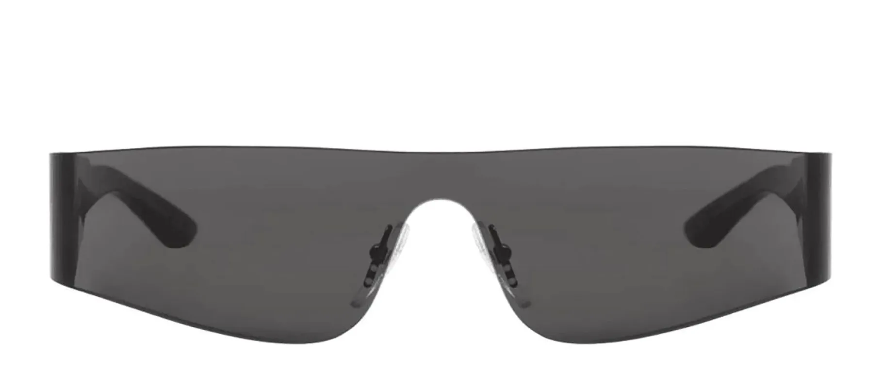 Balenciaga BB 0041S 001 Wrap Plastic Grey Sunglasses with Grey Lens sold by Gaffos