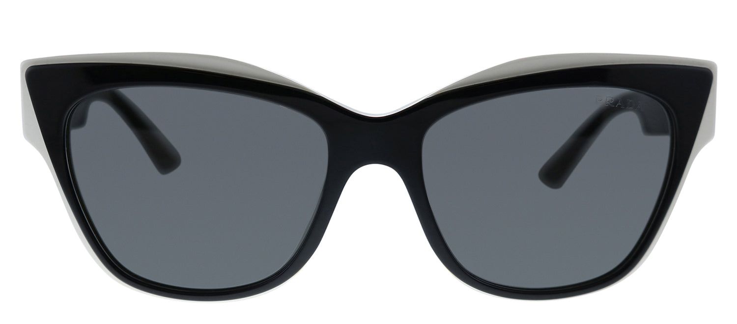 Prada PR 23XS YC45S0 Cat-Eye Plastic Black Sunglasses with Grey Lens sold by Gaffos