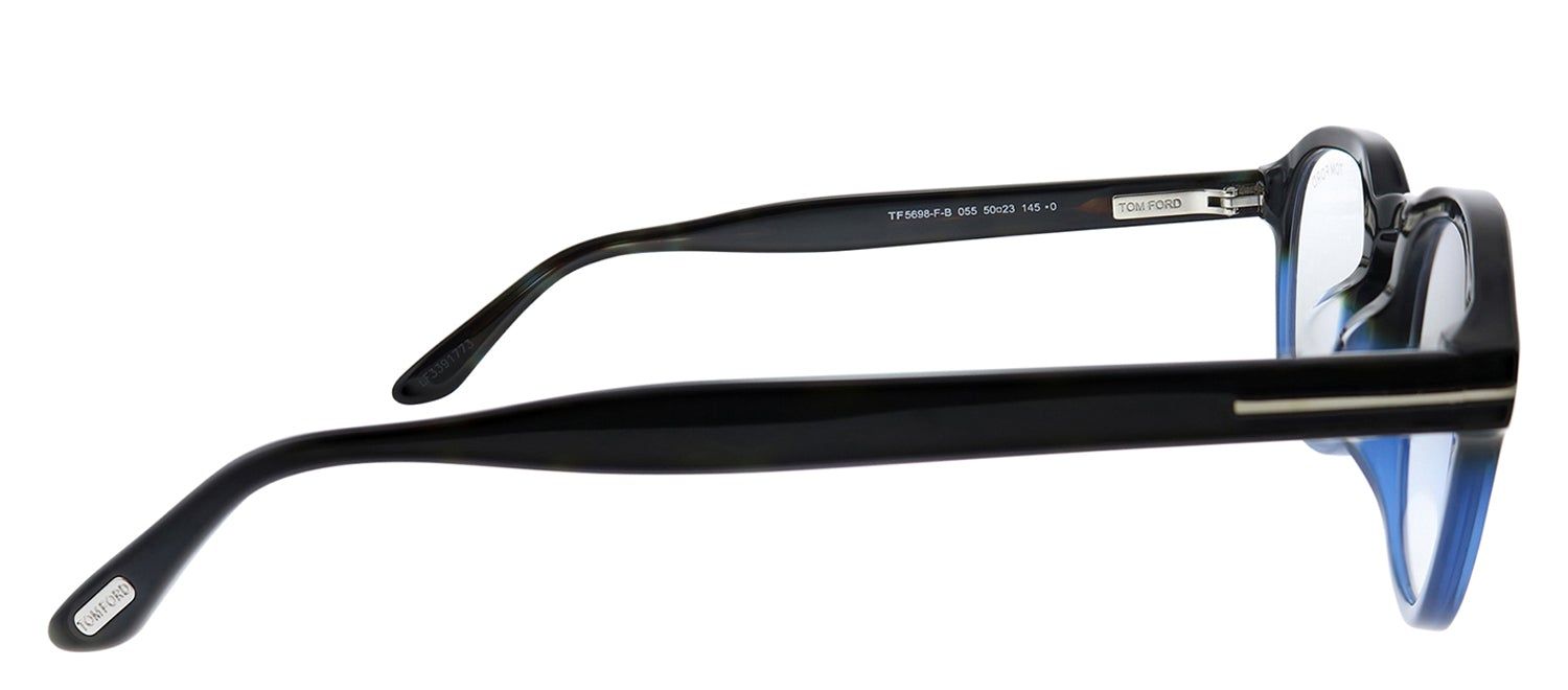 Tom Ford FT 5698 055 Square Plastic Black Eyeglasses with Demo Lens sold by Gaffos product image thumbnail 3