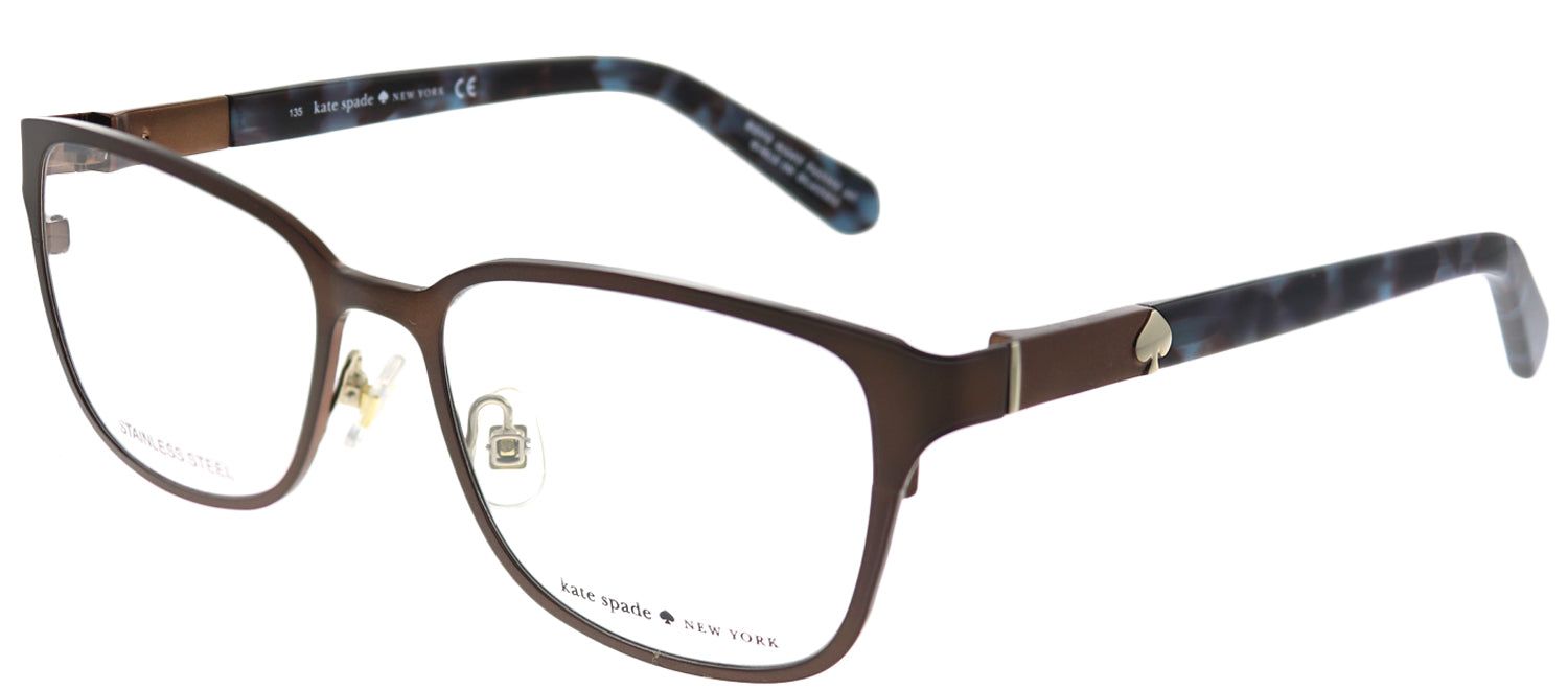 Kate Spade KS Ninette JTV Square Metal Brown Eyeglasses with Demo Lens sold by Gaffos product image thumbnail 2