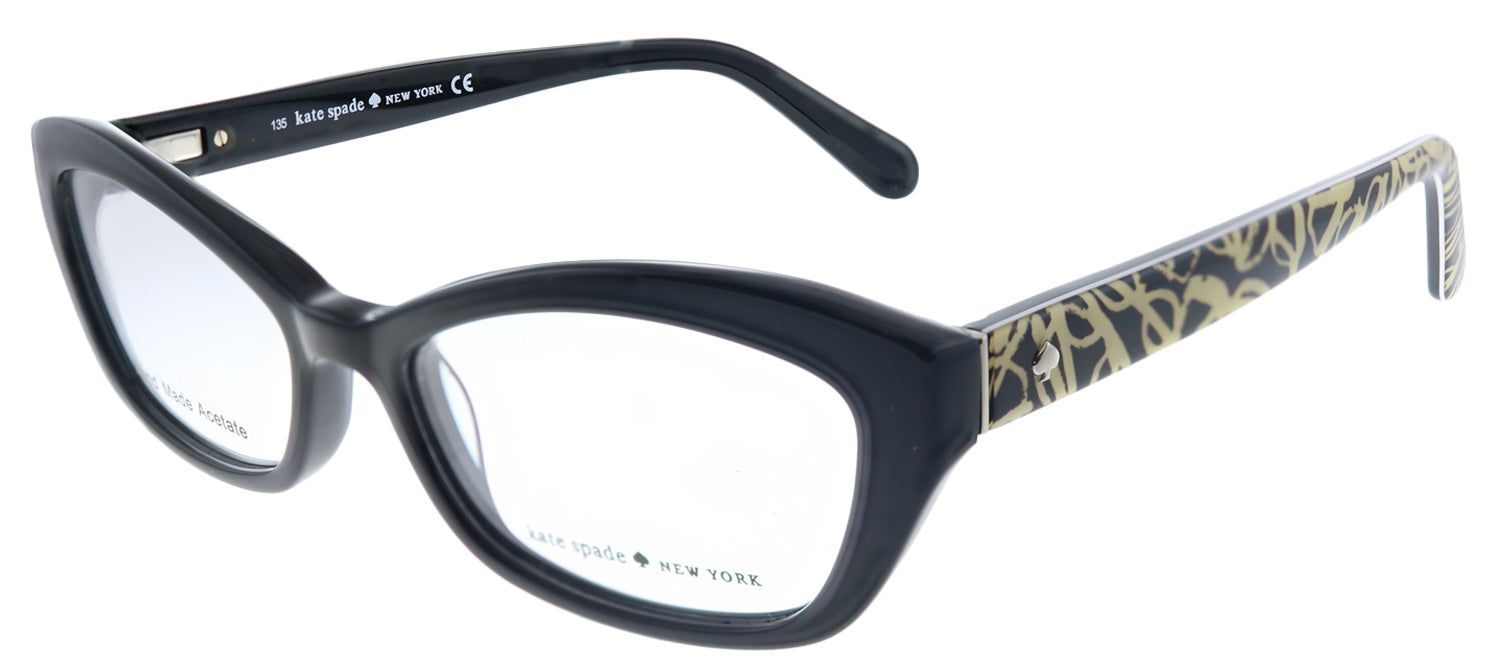 Kate Spade KS Cristi W08 Cat-Eye Plastic Black Eyeglasses with Demo Lens sold by Gaffos product image thumbnail 2