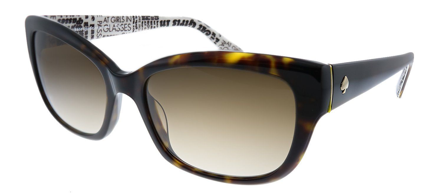 Kate Spade KS JOHANNA/S 086 Y6 Square Plastic Tortoise Sunglasses with Brown Gradient Lens sold by Gaffos product image thumbnail 2