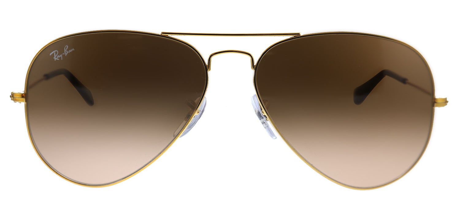 Ray-Ban RB 3025 9001A5 Aviator Metal Bronze Sunglasses with Brown Gradient Lens sold by Gaffos
