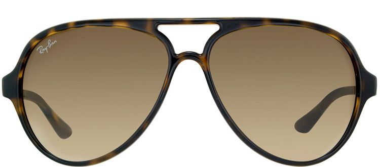 Ray-Ban RB 4125 710/51 Aviator Plastic Tortoise/ Havana Sunglasses with Brown Gradient Lens sold by Gaffos