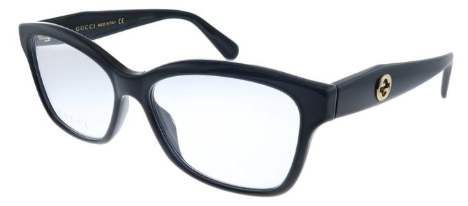 Gucci GG 0798O 001 Rectangle Acetate Black Eyeglasses with Demo Lens sold by Gaffos