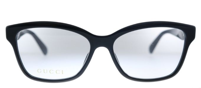 Gucci GG 0798O 001 Rectangle Acetate Black Eyeglasses with Demo Lens sold by Gaffos