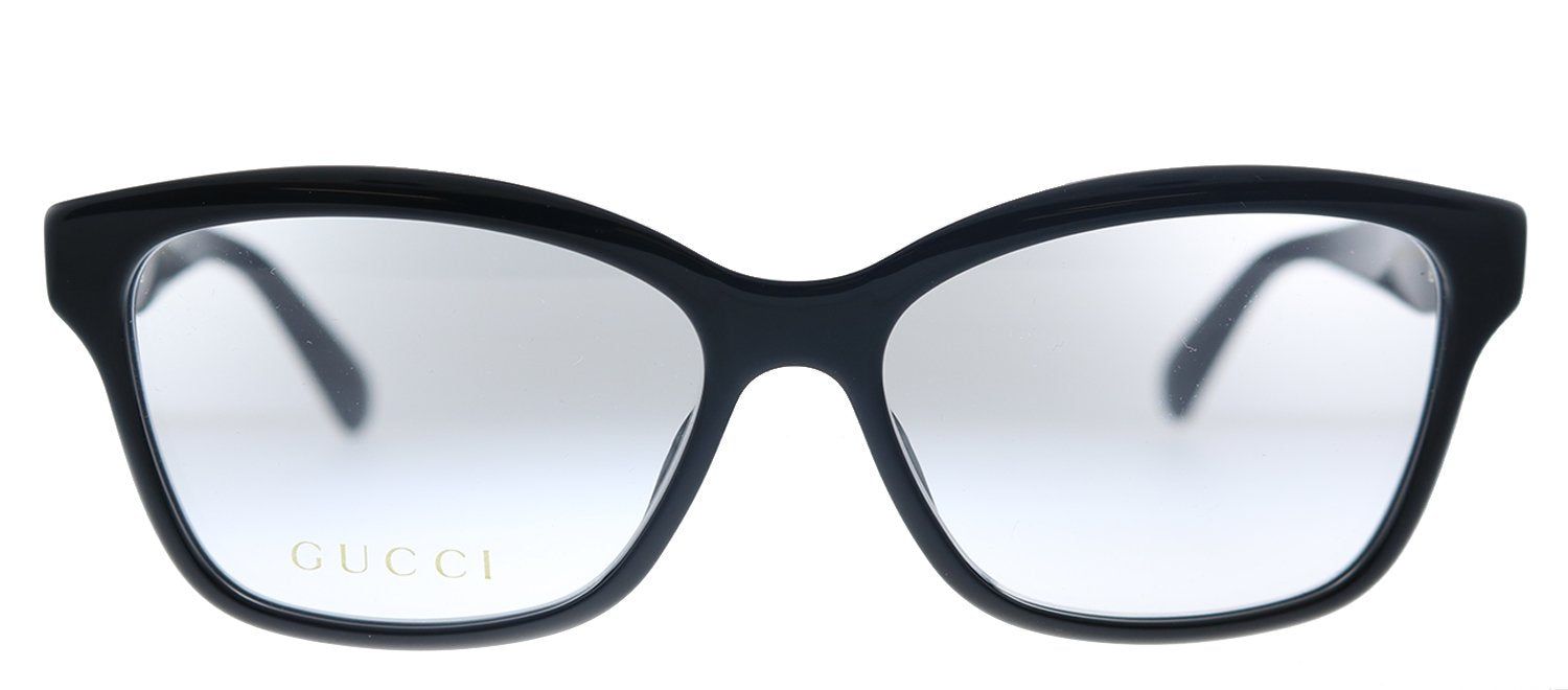Gucci GG 0798O 001 Rectangle Acetate Black Eyeglasses with Demo Lens sold by Gaffos