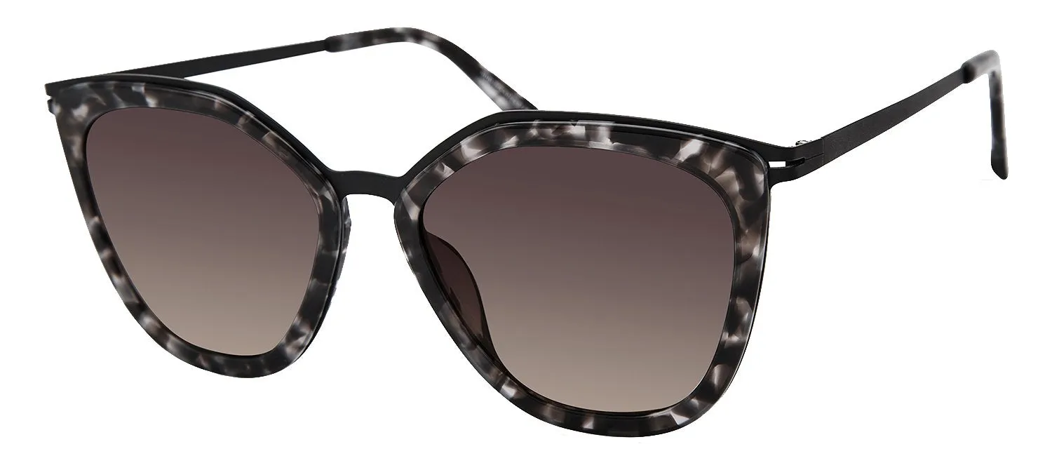 Modo MODO 463 GYTRT Rectangle Metal Tortoise Sunglasses with Purple Gradient Lens sold by Gaffos product image thumbnail 2