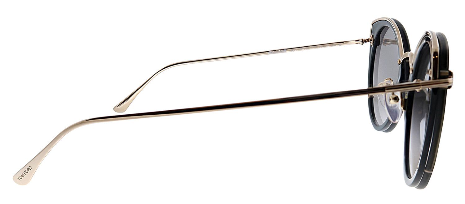 Tom Ford FT 0683 01B Cat-Eye Plastic Black Sunglasses with Grey Gradient Lens sold by Gaffos product image thumbnail 3