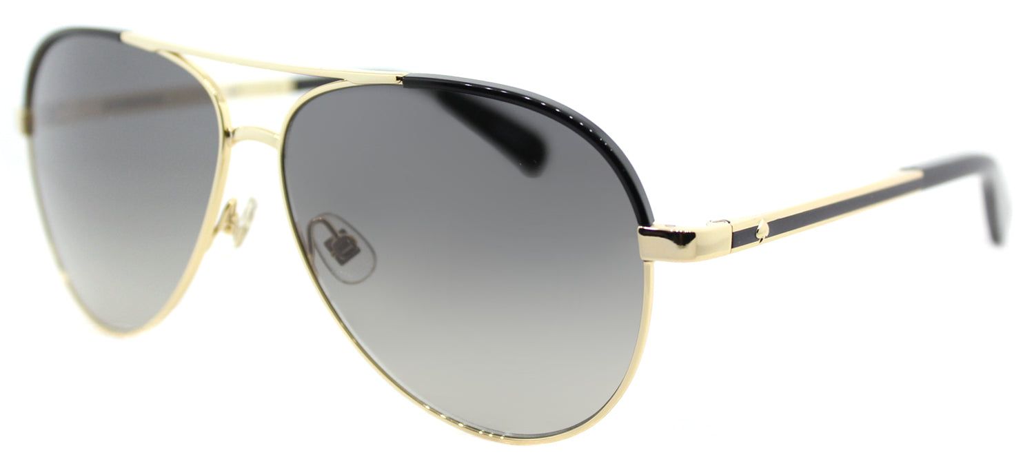 Kate Spade KS Amarissa RHL Aviator Metal Gold Sunglasses with Grey Gradient Lens sold by Gaffos product image thumbnail 2