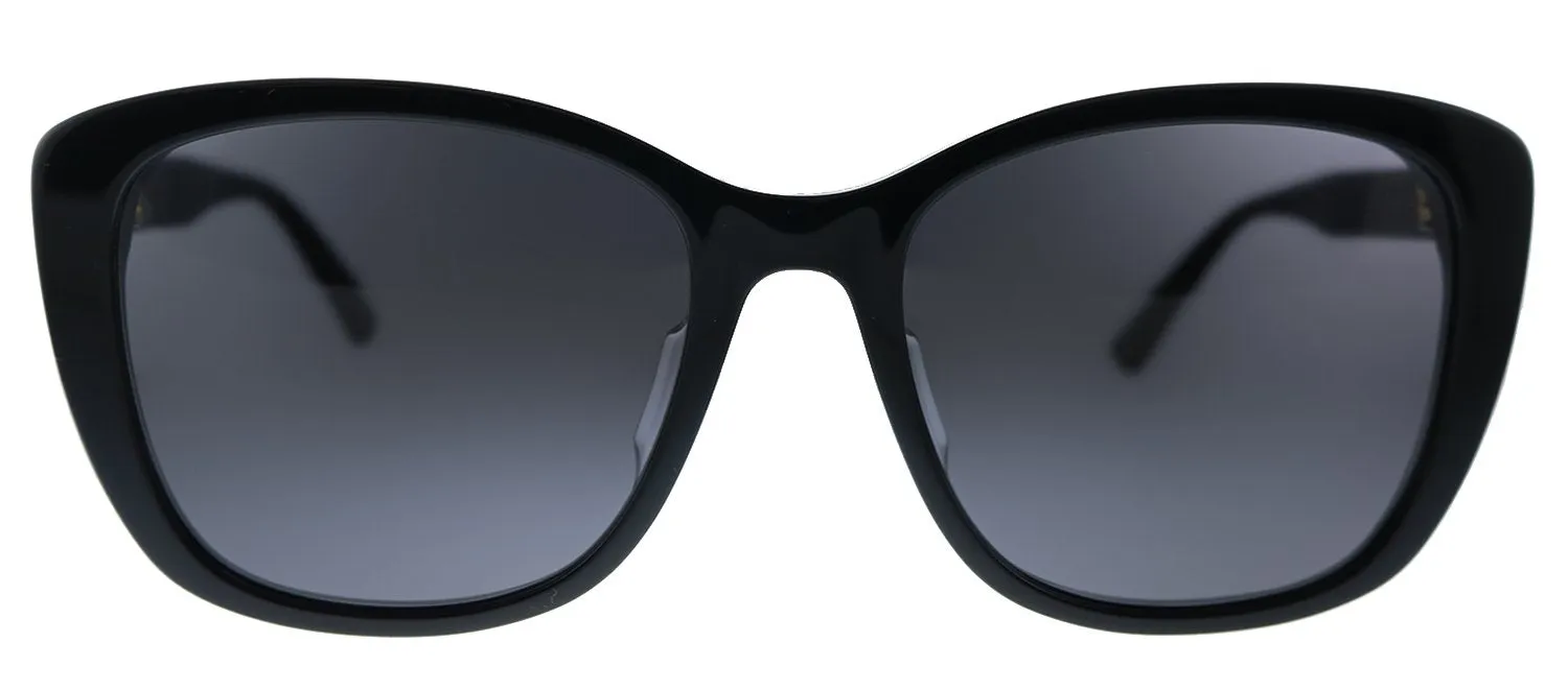 Bottega Veneta BV 1079SK 001 Square Acetate Black Sunglasses with Grey Lens sold by Gaffos
