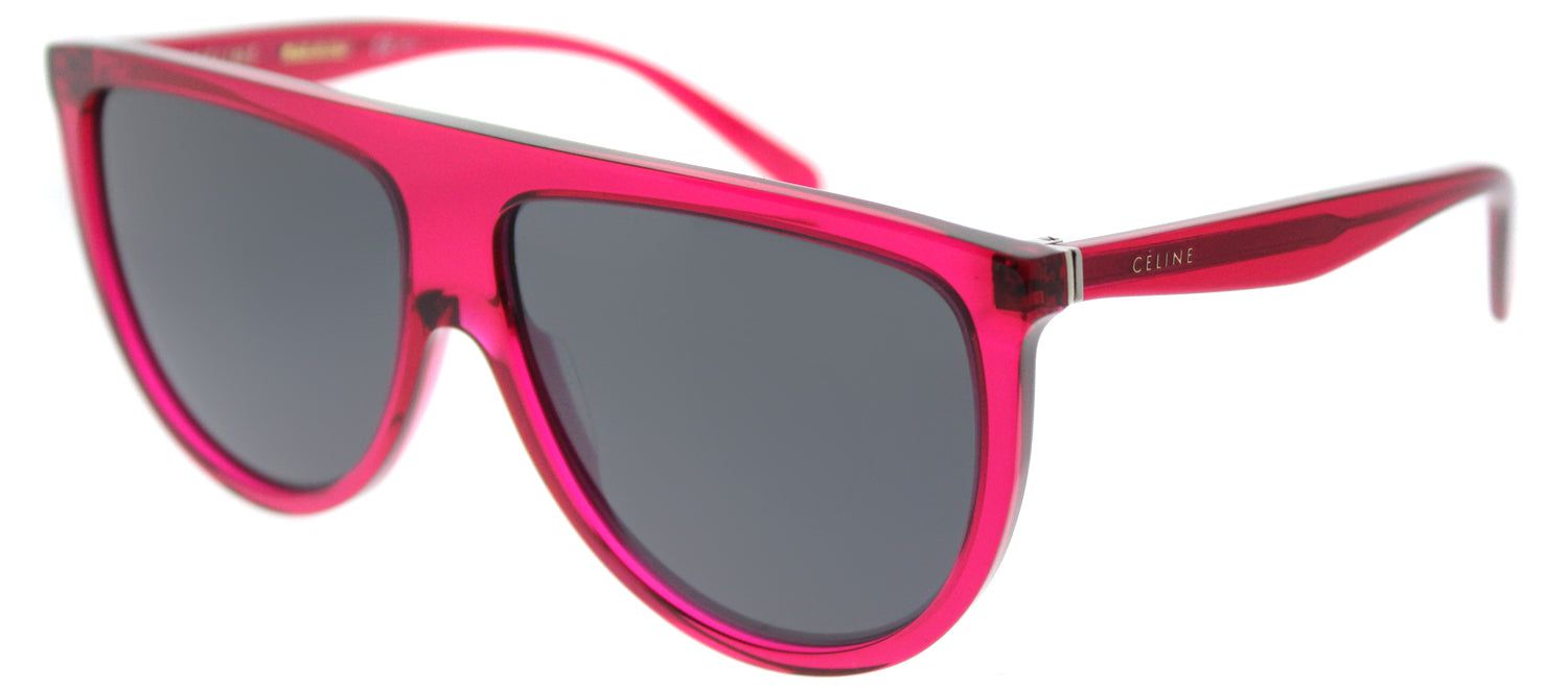 Celine Thin Shadow CL 41435 QJK Round Plastic Pink Sunglasses with Blue Lens sold by Gaffos product image thumbnail 2