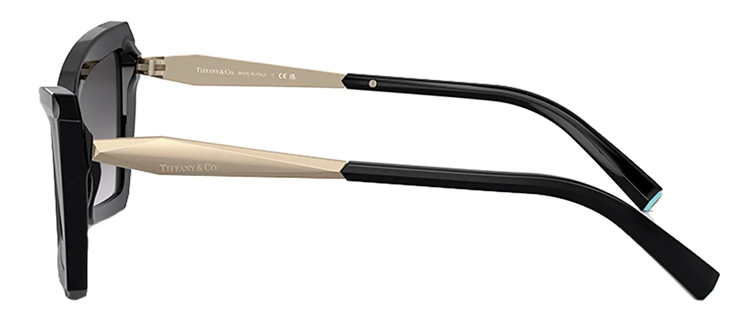 Tiffany & Co. TF 4203 80013C Cat-Eye Plastic Black Sunglasses with Grey Gradient Lens sold by Gaffos product image thumbnail 3