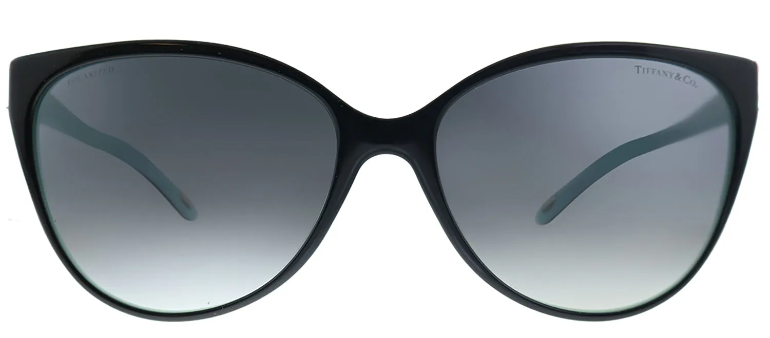 Tiffany & Co. TF 4089B 8055T3 Cat-Eye Plastic Black Sunglasses with Grey Gradient Lens sold by Gaffos