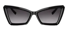 Tiffany & Co. TF 4203 80013C Cat-Eye Plastic Black Sunglasses with Grey Gradient Lens sold by Gaffos