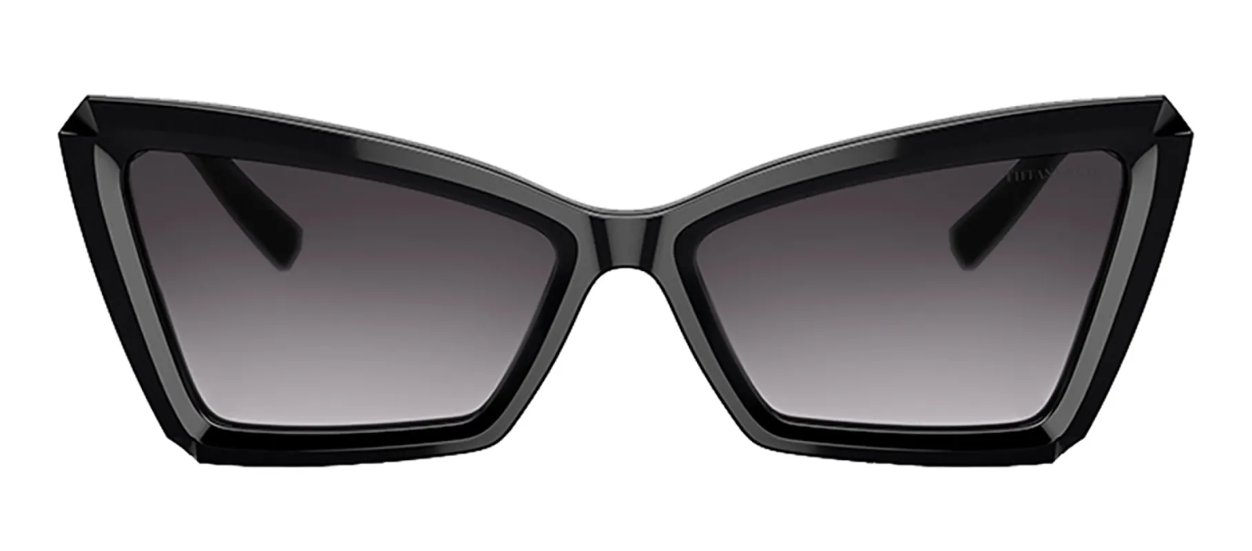 Tiffany & Co. TF 4203 80013C Cat-Eye Plastic Black Sunglasses with Grey Gradient Lens sold by Gaffos