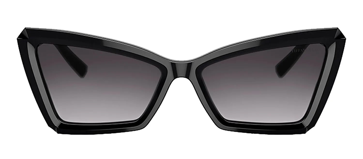 Tiffany & Co. TF 4203 80013C Cat-Eye Plastic Black Sunglasses with Grey Gradient Lens sold by Gaffos