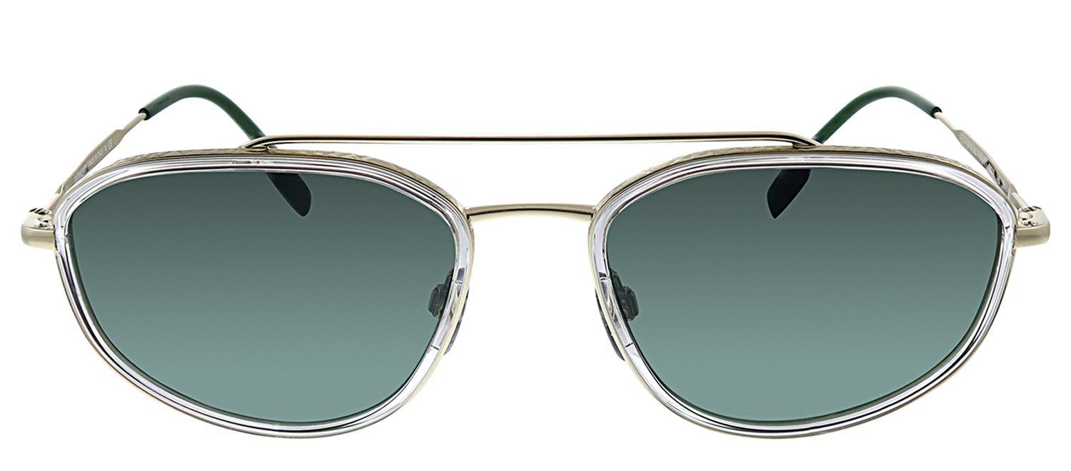 Burberry BE 3106 110971 Oval Metal Gold Sunglasses with Green Lens sold by Gaffos