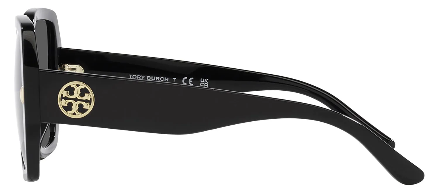 Tory Burch TY 7191U 170987 Square Plastic Black Sunglasses with Grey Lens sold by Gaffos product image thumbnail 3