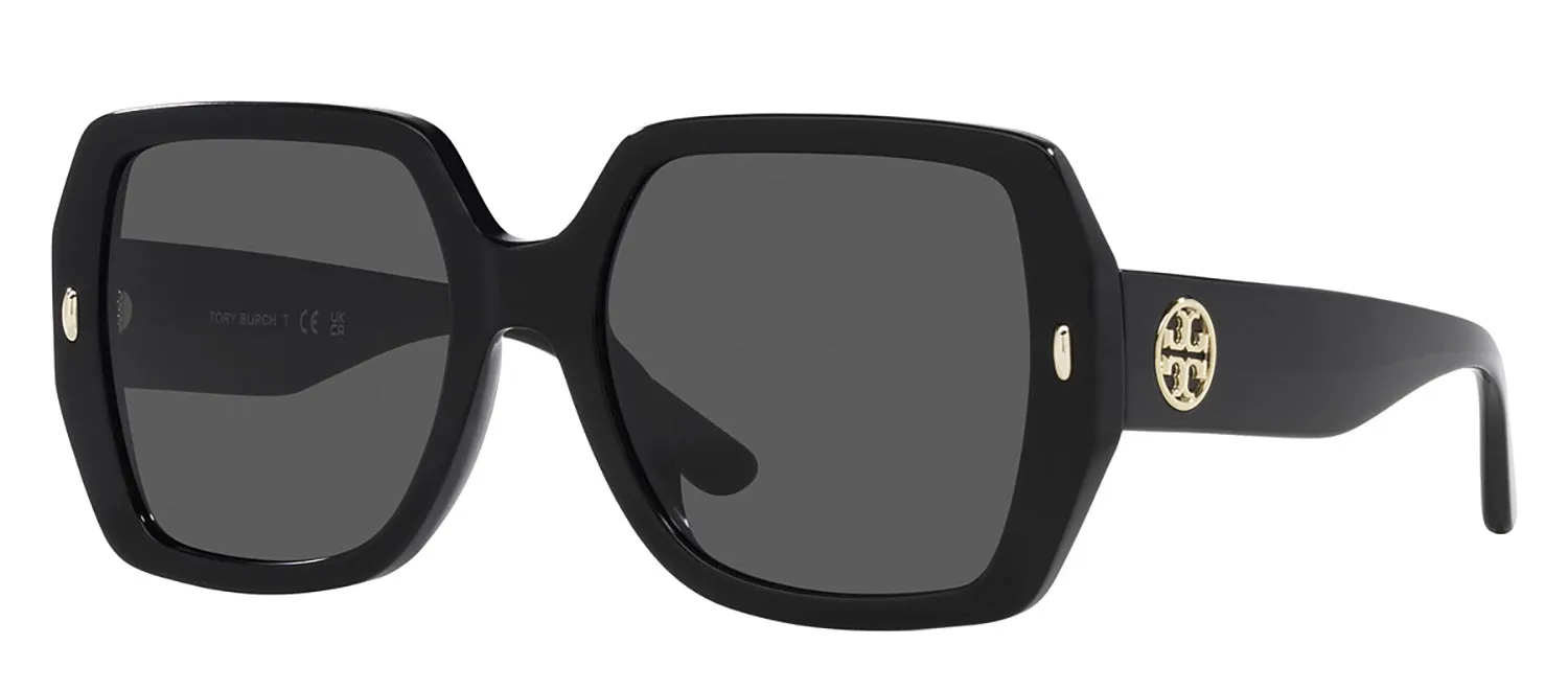 Tory Burch TY 7191U 170987 Square Plastic Black Sunglasses with Grey Lens sold by Gaffos product image thumbnail 2