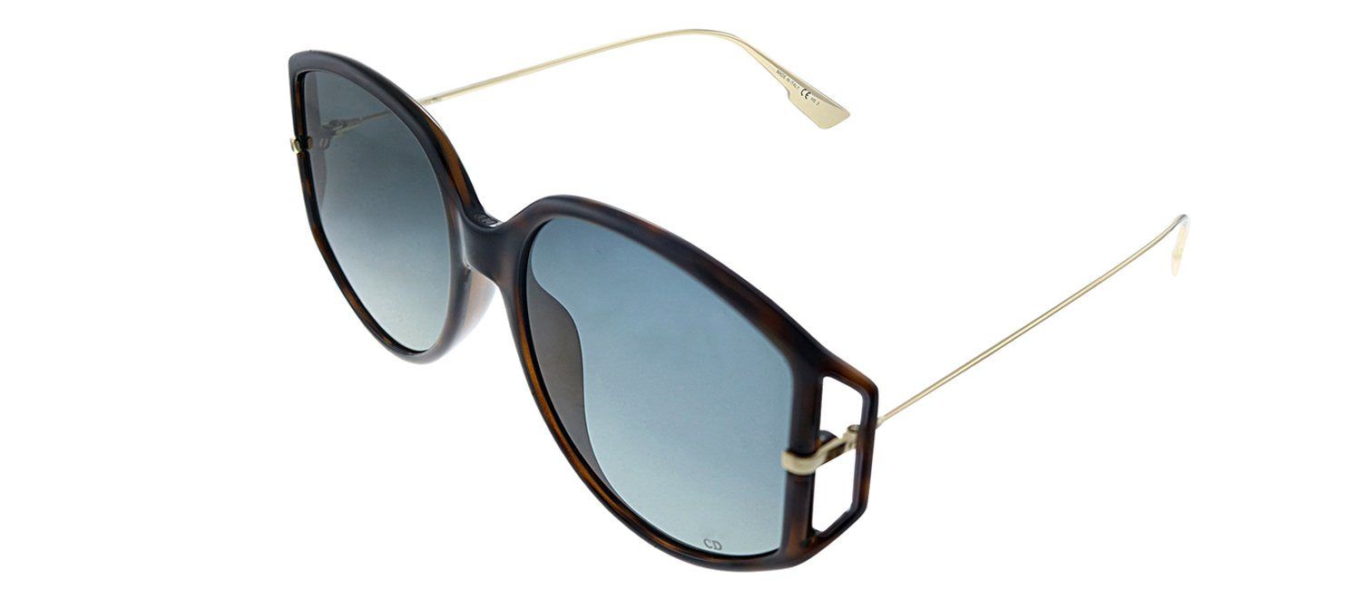 Dior CD Direction2 086 1I Geometric Plastic Tortoise Sunglasses with Grey Lens sold by Gaffos product image thumbnail 2