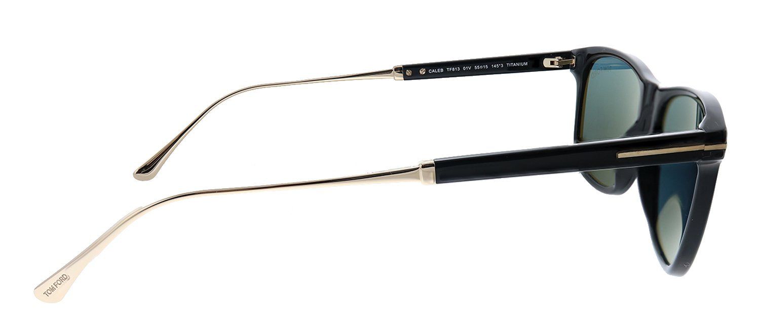 Tom Ford Caleb TF 813 01V Rectangle Plastic Black Sunglasses with Blue Lens sold by Gaffos product image thumbnail 3