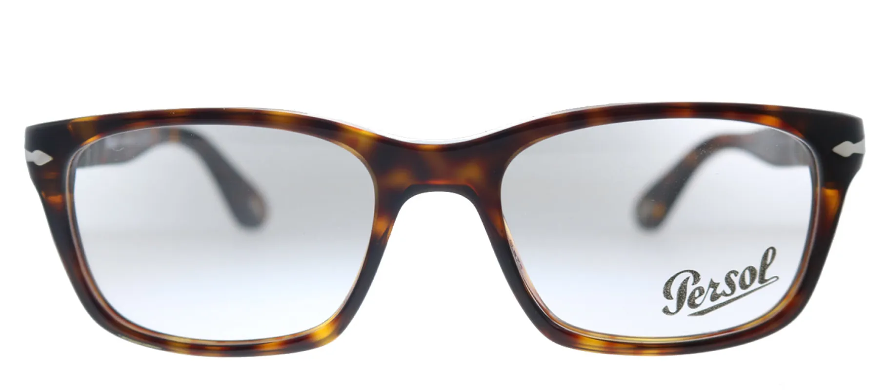 Persol PO 3012V 24 Rectangle Plastic Havana Eyeglasses with Demo Lens made by Persol
