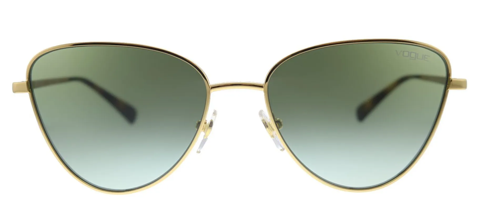 Vogue Eyewear VO 4145SB 280/8E Aviator Metal Gold Sunglasses with Green Gradient Lens sold by Gaffos