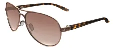 Oakley Feedback OO 4079 407901 Aviator Metal Gold Sunglasses with Brown Gradient Lens sold by Gaffos