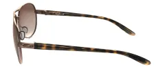 Oakley Feedback OO 4079 407901 Aviator Metal Gold Sunglasses with Brown Gradient Lens sold by Gaffos