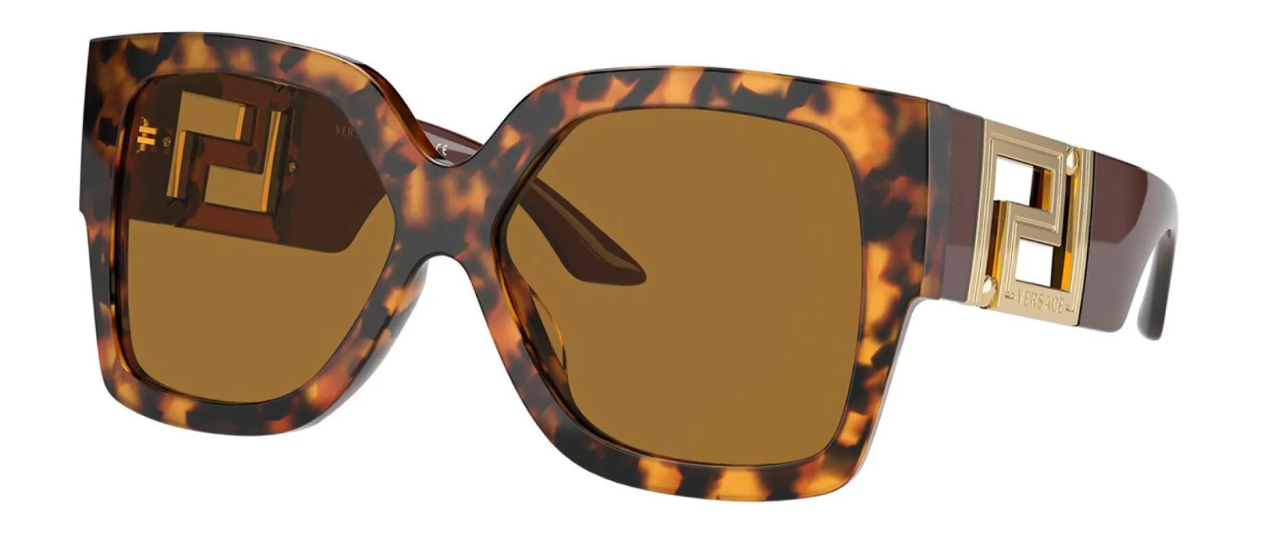 Versace VE 4402 511973 Square Plastic Brown Sunglasses with Light Brown Lens sold by Gaffos