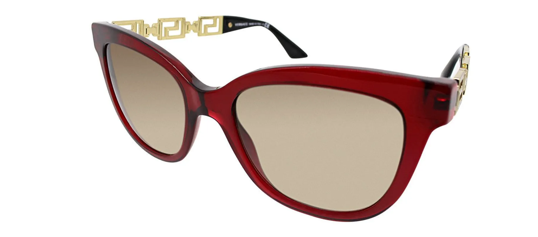 Versace VE 4394 388/13 Cat-Eye Metal Bordeaux/Gold Sunglasses with Brown Gradient Lens sold by Gaffos