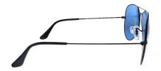 Ray-Ban RB 3025 002/S2 Aviator Metal Black Sunglasses with Blue Crystal Polar Chromance Lens sold by Gaffos