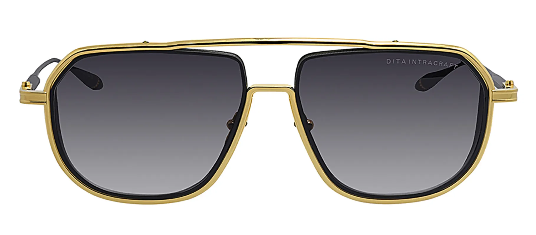 Dita INTRACRAFT DT DTS165 A-01 Navigator Metal Gold Sunglasses with Grey Gradient Lens sold by Gaffos