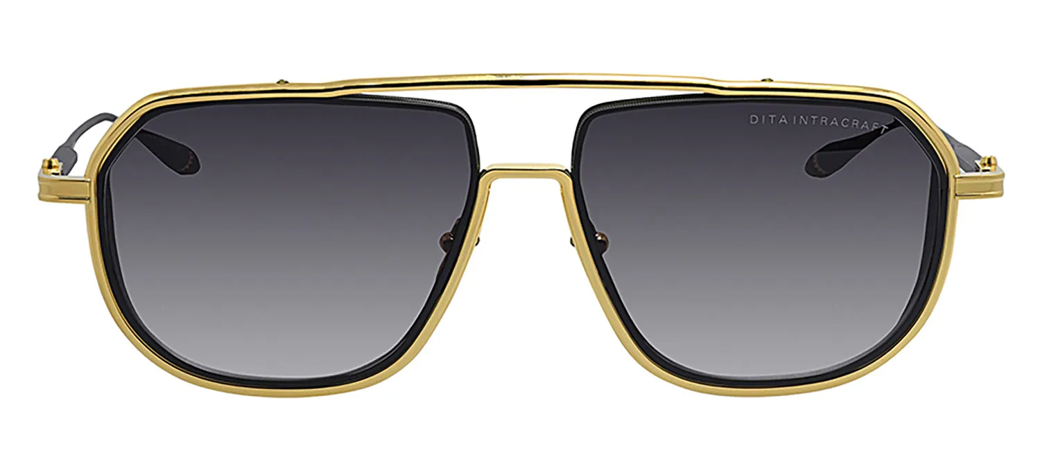 Dita INTRACRAFT DT DTS165 A-01 Navigator Metal Gold Sunglasses with Grey Gradient Lens sold by Gaffos