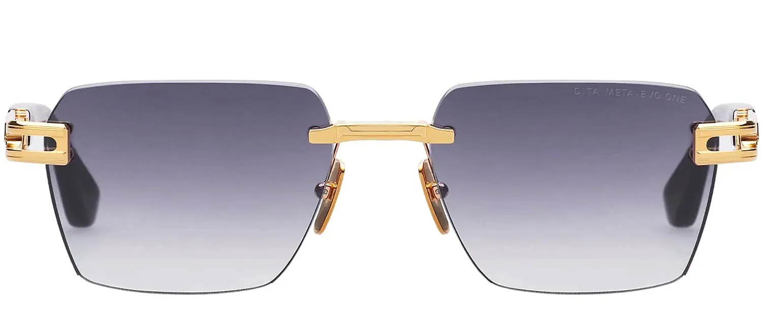 Dita META-EVO ONE DT DTS147 A-01 Rimless Metal Gold Sunglasses with Grey Gradient Lens sold by Gaffos