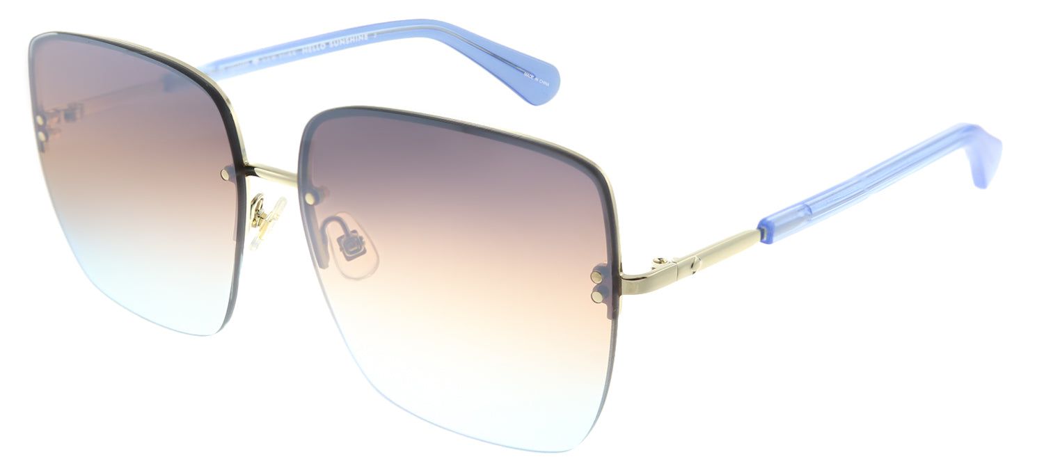 Kate Spade KS Janay PJP EL Square Metal Gold Sunglasses with Brown Pink Gradient Lens sold by Gaffos product image thumbnail 2