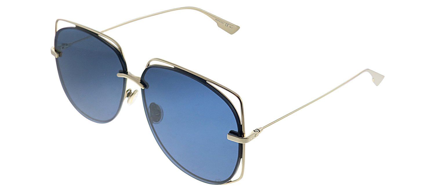 Dior CD Stellaire6 J5G Pilot Metal Gold Sunglasses with Blue Mirror Lens sold by Gaffos product image thumbnail 2