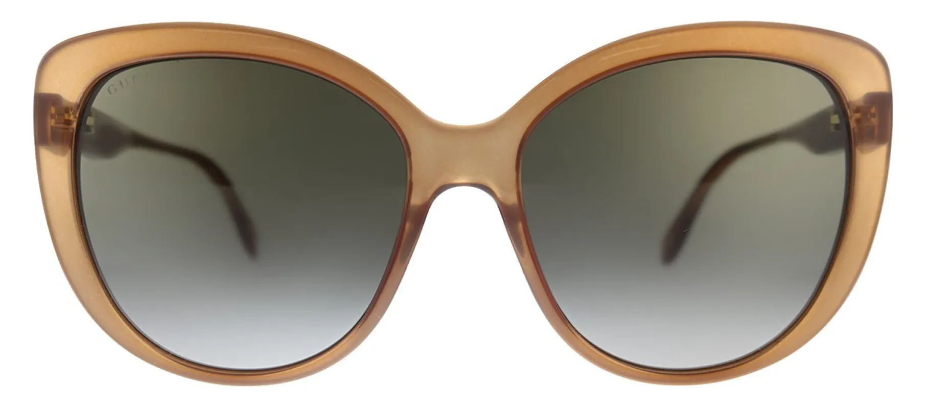 Gucci GG 0789S 002 Cat-Eye Acetate Beige Sunglasses with Brown Gradient Lens sold by Gaffos