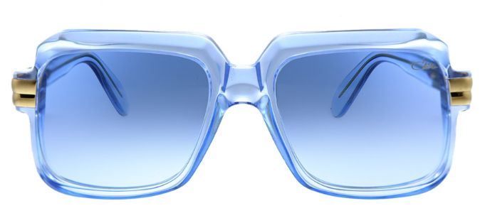 Cazal Legends Cazal 607 065BSG Square Plastic Crystal Blue Sunglasses with Blue Gradient Lens sold by Gaffos