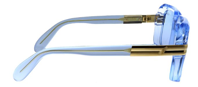 Cazal Legends Cazal 607 065BSG Square Plastic Crystal Blue Sunglasses with Blue Gradient Lens sold by Gaffos