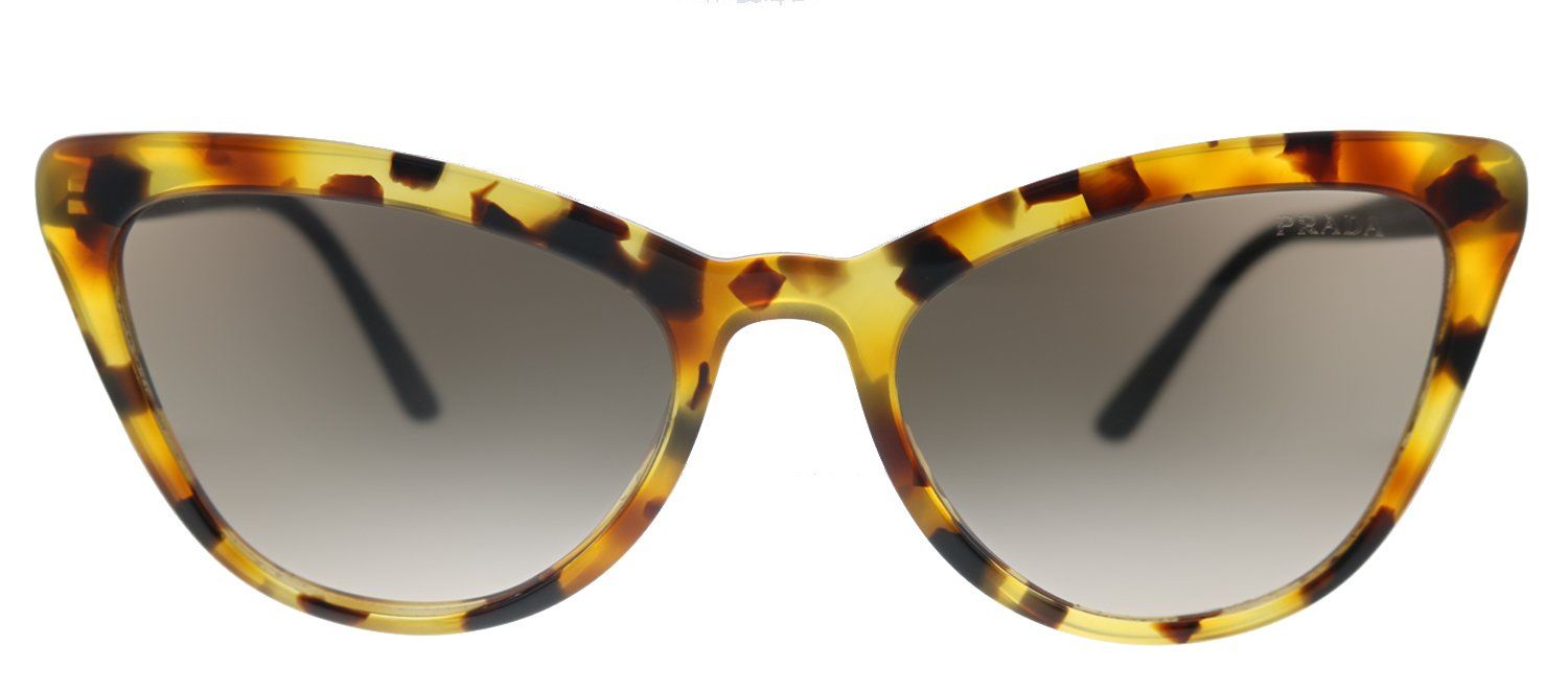 Prada Catwalk PR 01VS UF33D0 Cat-Eye Plastic Havana Sunglasses with Brown Gradient Lens sold by Gaffos